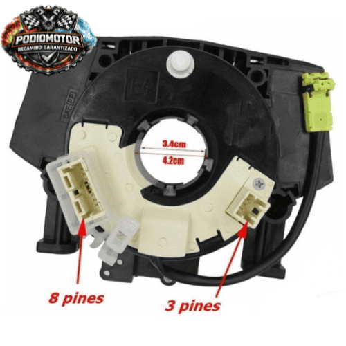 Detalle-Conector-Unico-Carrete-Airbag-Nissan-Note-NV200-Referencias-25567-EB301-Recambios