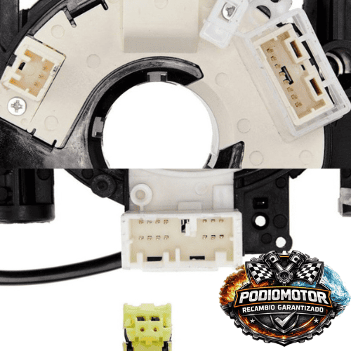 Detalle-Conector-Unico-Carrete-Airbag-Nissan-Note-NV200-Referencias-25567-EB301-Recambios