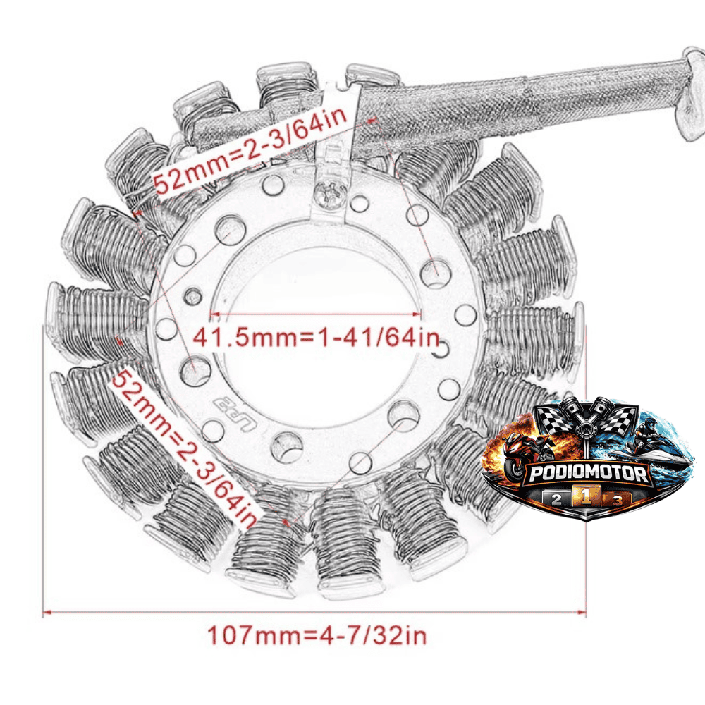 Estator Alternador Honda VF750 Magna y VFR750 (94-03)