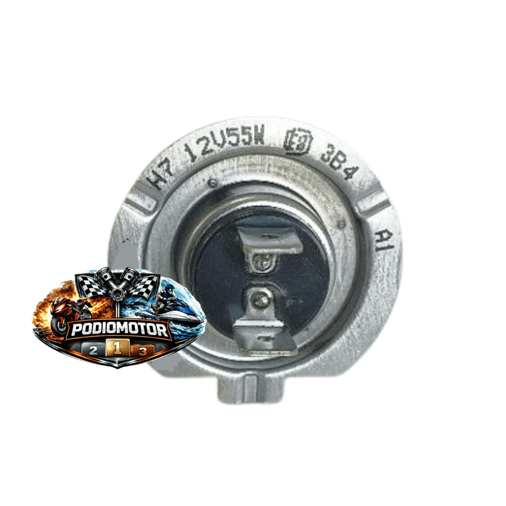 Bombilla H7 Luz Blanca 12V 55W Efecto Xenón