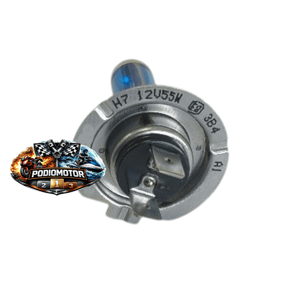 Bombilla H7 Luz Blanca 12V 55W Efecto Xenón