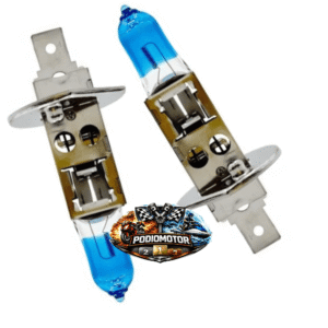 Bombilla H1 Efecto Xenón 12V 55W Luz Blanca Coche y Moto | PodioMotor