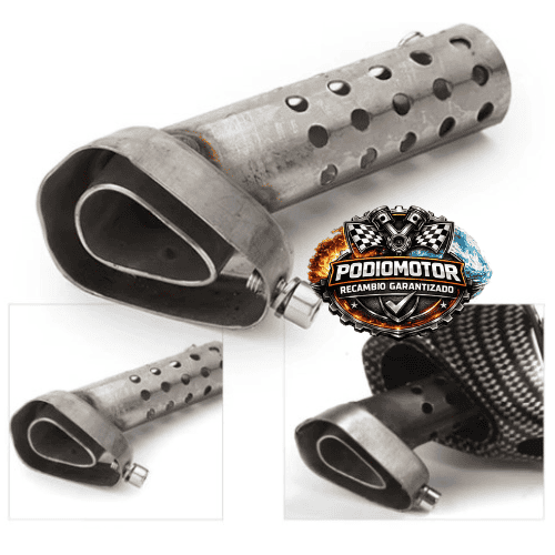 Silenciador reductor de sonido curvo Akrapovic, SC Project, MIVV, Yoshimura, Arrow/Flecha, Suono, Two Brothers/Dos Hermanos